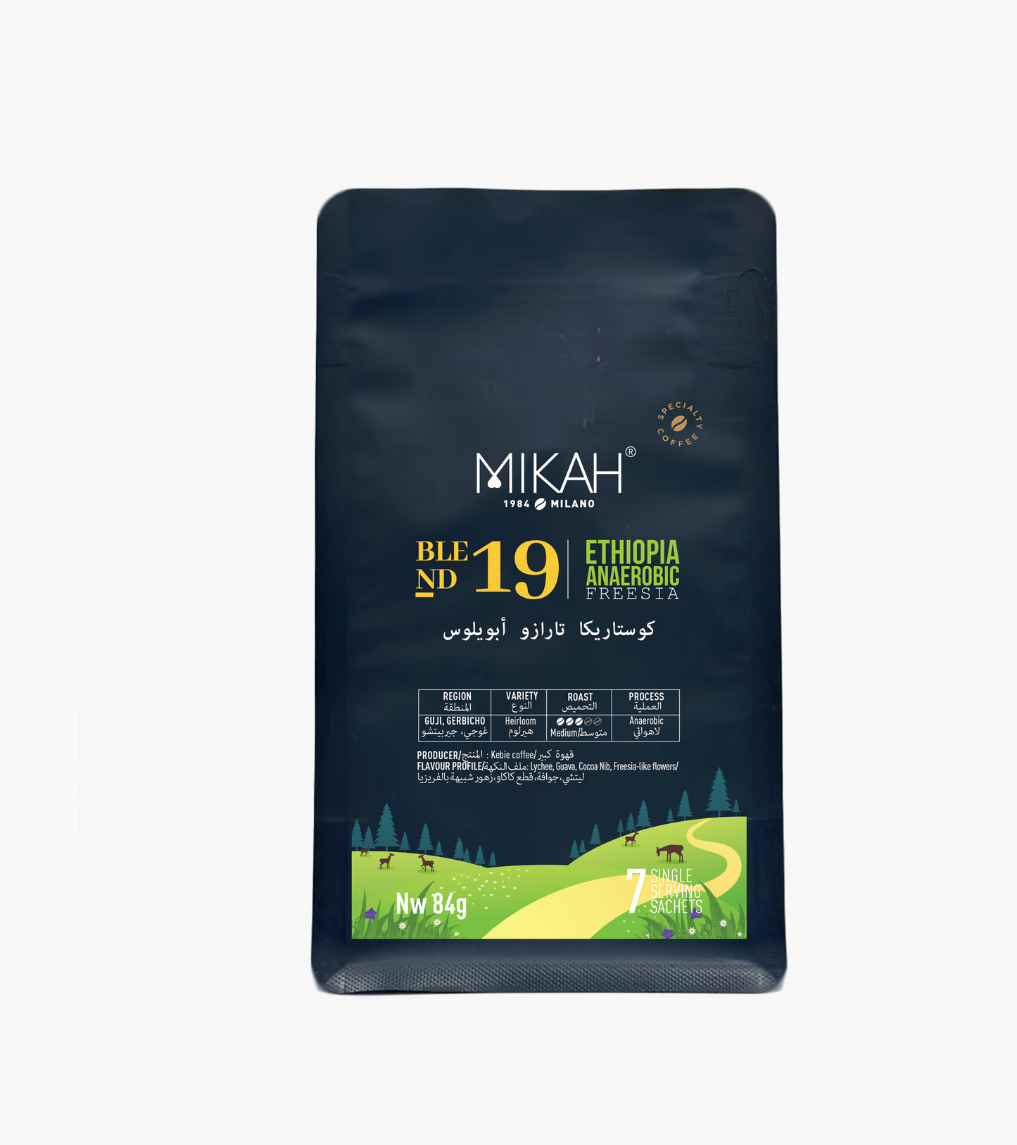 
                  
                    MIKAH Ethiopia Anaerobic Freesia Specialty Pour Over Coffee 84g
                  
                