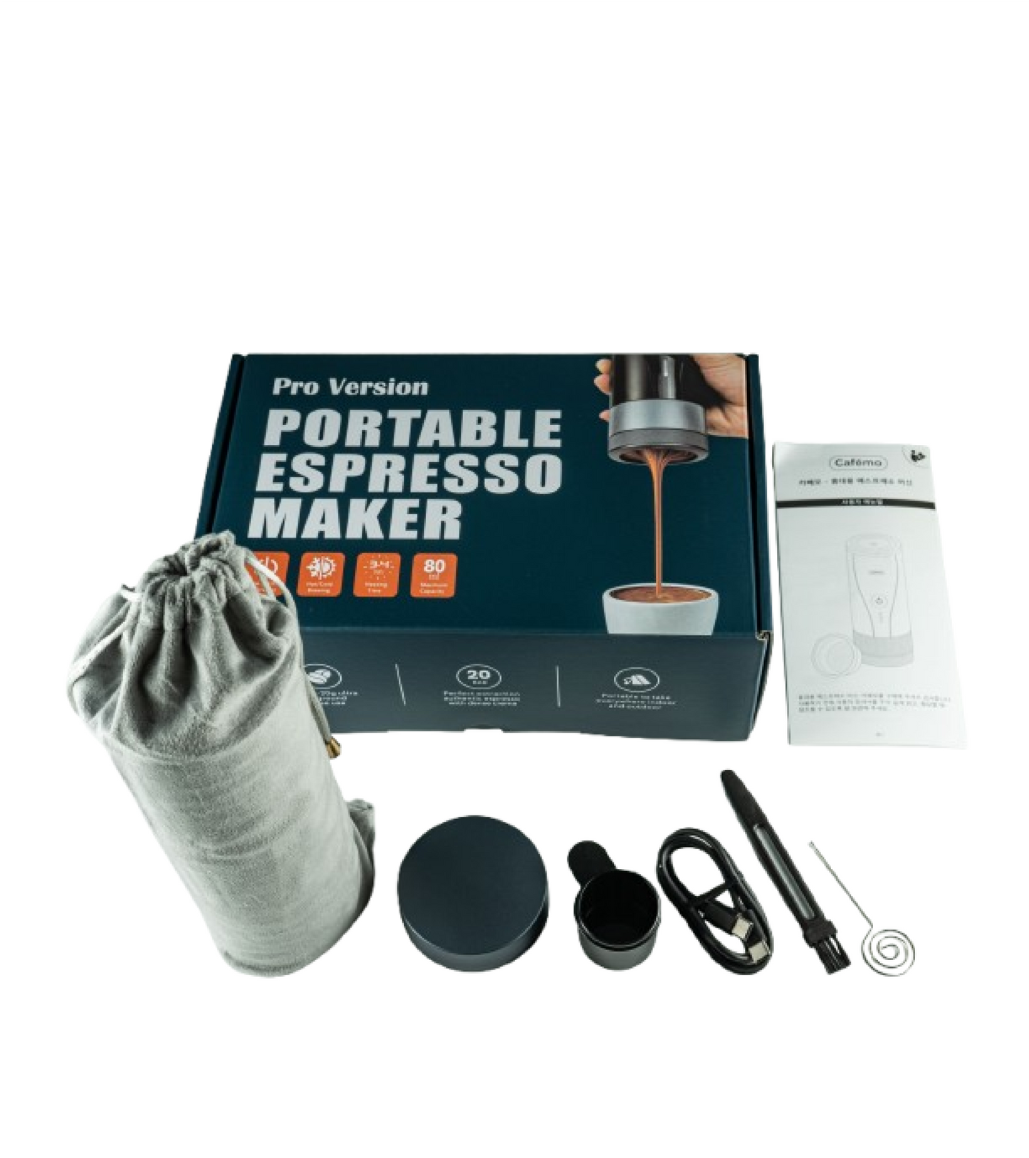 
                  
                    Cafemo Portable Espresso Maker Pro Version
                  
                